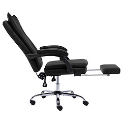 Maison Chic Chaise Gaming | Chaise de bureau Ergonomique Fauteuil Noir Similicuir -GKD87667 pas cher