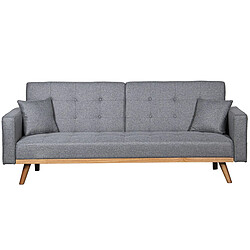 Canapé Convertible Alexandra House Living Gris 216 x 81 x 87 cm