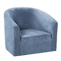 Housse De Canapé De Couleur Unie Housse De Chaise De Baignoire Housse De Canapé élastique Antidérapante Bleu Clair pas cher