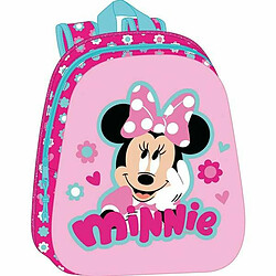 Cartable Minnie Mouse Rose 27 x 33 x 10 cm 