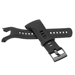 vhbw bracelet compatible avec Suunto 5 montre connectée - 12,2 + 9,6 cm silicone noir 