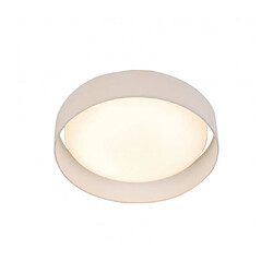 Searchlight Plafonnier Gianna Acier blanc 1 ampoule 12,5cm