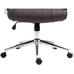 Non Chaise de bureau Wigan en cuir véritable pas cher