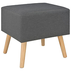 Avis Maison Chic Table de chevet,Table de nuit,Table d'appoint pour salon Gris foncé 40x35x40 cm Tissu -MN91023