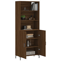 Avis Maison Chic Buffet,Meuble de Rangement,commode pour salon,Cuisine Chêne marron 69,5x34x180 cm Bois d'ingénierie -MN90854