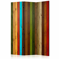 Paris Prix Paravent 3 Volets Wooden Rainbow 135x172cm