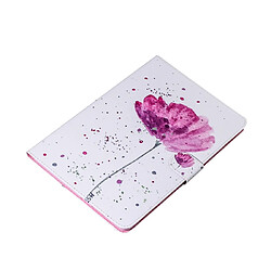 Acheter Wewoo Housse Étui Coque Etui en cuir à rabat horizontal pourpre Orchids Pattern pour iPad Pro 11 pouces 2018avec support & fente carte & porte-monnaie