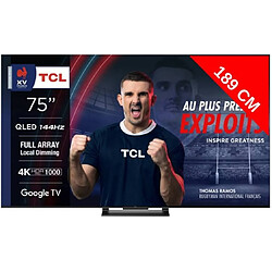 TCL TV QLED 4K 189 cm 75QLED870 - Google TV