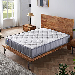 Sensoreve N°1 Matelas Sirius LATEX NATUREL 180x200cm - Épaisseur 16cm-Soutien Tonique Parfait & Enveloppant Technologie Hybride LATEX NATUREL & MEMOIRE DE FORME HD50Kg/m3 EXTRÊMEMENT DURABLE - Ép 16 cm - Label sanitized (Anti Microbiens /Bactériens/ Odeurs)