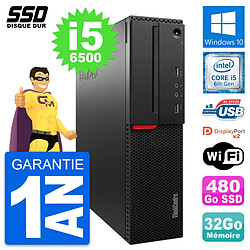 PC Lenovo ThinkCentre M800 SFF Intel i5-6500 RAM 32Go SSD 480Go Windows 10 Wifi · Occasion 