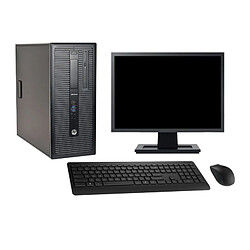 PC Tour HP 800 G1 Ecran 19" Intel i5-4570 RAM 16Go Disque 1To Windows 10 Wifi - Occasion