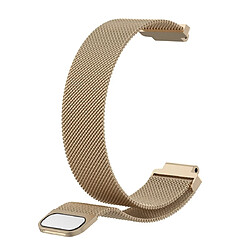 Avis Wewoo Bracelet pour montre connectée milanaise Garmin Forerunner 235 22cm Champagne Or