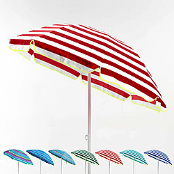 Beachline Parasol de plage 200 cm portable coton Taormina, Couleur: Motif la Mer 5