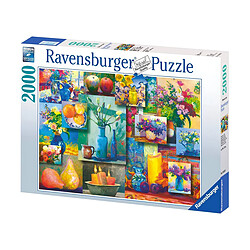 Ravensburger Puzzle Premium de 2000 Pièces Softclick Thème Art-Contemporain Still Life Beauty Multicolore pas cher