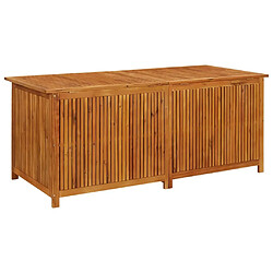 Avis vidaXL Boîte de rangement de jardin 175x80x75 cm Bois d'acacia solide