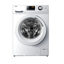 Lave linge hublot HAIER HW100-B12636 10 kg Blanc