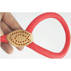 Universal Ceinture multifonctionnelle pour chien P chaîne coulissante col pour animal de compagnie fil de marche corde en nylon pour chien chiot petit et grand chien traction pour animal de compagnie | ceinture (rouge)