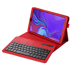 Avis Wewoo SA510 Clavier Bluetooth détachable + Housse de protection en cuir PU texturé litchi avec support pour Galaxy Tab A 10.1 2019 T510 / T515 rouge