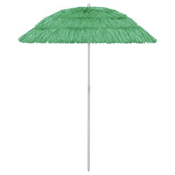 Maison Chic Parasol Jardin | Parasol de plage Hawaii Vert 180 cm - GKD16075