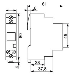 Gewiss - Télérupteur Unipolaire 16 A 250 V~