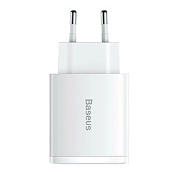 Adaptador De Corriente Baseus Compact Fast Charge USB-C 30W Blanco