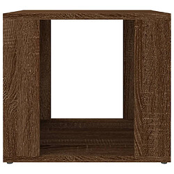 Maison Chic Table de chevet,Table de nuit,Table d'appoint pour salon Chêne marron 41x40x36 cm Bois d'ingénierie -MN15304 pas cher