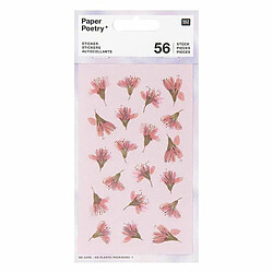 Rico Stickers floraux - Fleurs de cerisier - 56 pièces