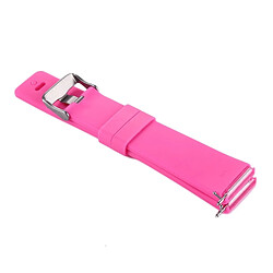 Wewoo Bracelet pour montre connectée Fitbit Versa Simple Mode De En Silicone Magenta pas cher