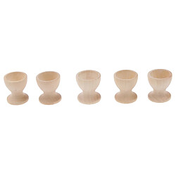 Acheter 5pcs Support Plateau Porte Oeuf de Pâques en Bois Jouets Enfants Décoration De La Maison