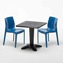 Avis Grand Soleil Table et 2 chaises colorées polypropylen