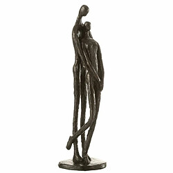 Paris Prix Statuette Déco Couple Résine 37cm Marron Foncé 