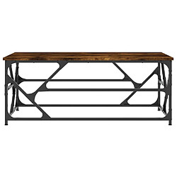 Acheter Maison Chic Table basse,Table Console Table d'appoint, Table pour salon Chêne fumé 100x50x40 cm Bois d'ingénierie -MN55370