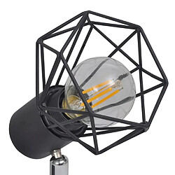 Acheter vidaXL Projecteur style industriel noir avec 4 ampoules à filament LED