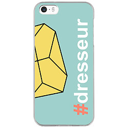 Coque semi-rigide pour dresseur turquoise pour iPhone 5/5S/SE 