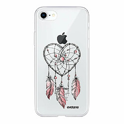 Evetane Coque iPhone 7/8/ iPhone SE 2020 360 intégrale avant arrière transparente