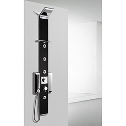 Drop Colonne Douche PRISMA1402BCK Colonne de Douche Mitigeur Thermostatique PRISMA1402BCK Noir DROP