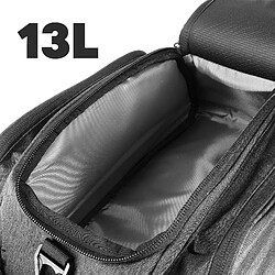 Acheter Sac Vélo Étanche Capacité 13L Fixation Porte-Bagages Arrière Sahoo Noir