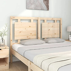 Avis Maison Chic Tête de lit scandinave pour lit adulte,Meuble de chambre 140,5x4x100 cm Bois massif de pin -MN50844