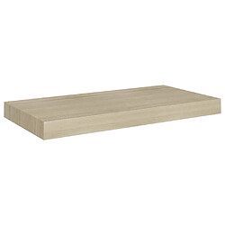 vidaXL Étagère murale flottante chêne 50x23x3,8 cm MDF