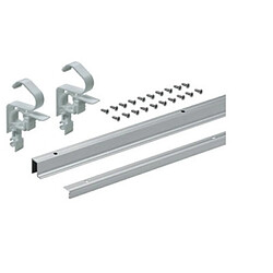 Hettich Kit de profils coulissage et guidage pour ferrures Wing Line L longueur 2400 mm finition anodisé