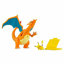 Playset Pokémon Deluxe Charizard vs Pikachu 5 Pièces pas cher