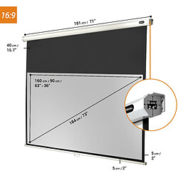 Ecran de projection celexon Manuel Economy 160 x 90 cm