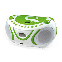 Metronic Radio CD-MP3 FM Gulli avec port USB - Vert 