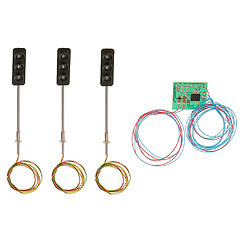 Modèle Traffic Light,Traffic Signal Lights,Prewired Traffic Light,Train Model Pièces,signal de circulation,accessoire de transport,accessoire de voiture,signal de trafic 50mm Miniature Modèle Feux de Circulation Commande Véhicule 3-Feu 5-6v LED Conduit