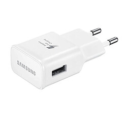 Chargeur Secteur USB 2A Samsung Adaptive Fast Charging EP-TA20EWE Blanc 