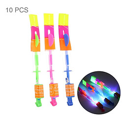 Wewoo Jouet volant 10 PCS Amazing LED Light Slingshot Flying Flèches, Livraison Couleur Aléatoire, Taille: Petit 