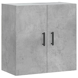 Maison Chic Armoire murale,Meuble de Rangement pour salon,cuisine gris béton 60x31x60 cm bois d'ingénierie -MN33834