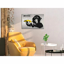 Paris Prix Tableau à Peindre Soi-Même Singe - Banksy - Street Art Graffiti 40x60cm