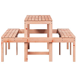 Acheter vidaXL Table de pique-nique 160x134x75 cm bois massif de douglas