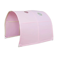 Homestyle4U Tunnel de lit enfant coloris Rose 